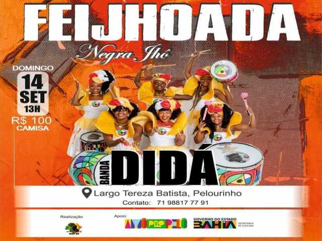 Feijhoada da Negra Jhô agita o Pelourinho com música, dança e tradição