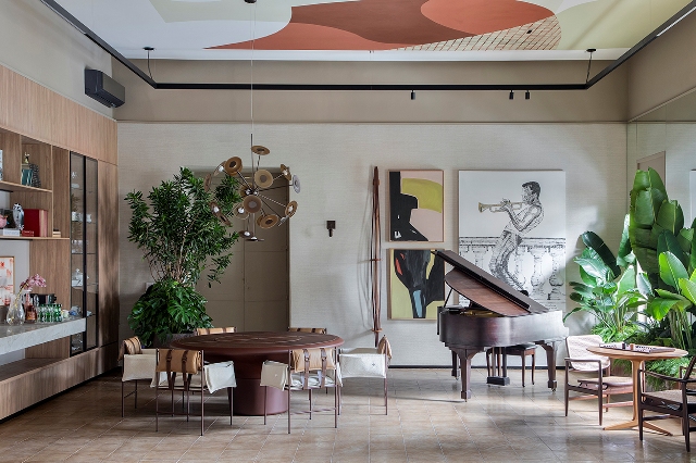 Tintas Coral protagonizam experiência sensorial no ambiente da Milcent Arquitetura, na CASACOR Bahia