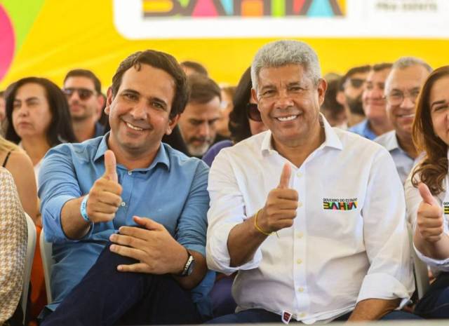 Na contramão de ACM Neto, prefeito do União Brasil nega que Jerônimo esteja fazendo cooptação. “Não é assim, é parceria forte e sólida”