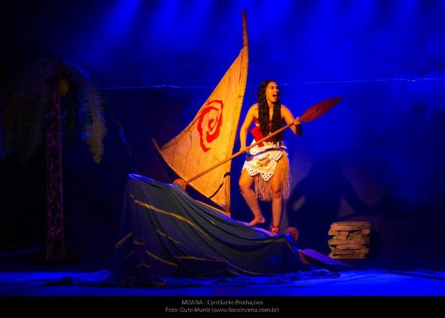 Musical infantil “Moana” promete encantar o público de Feira de Santana no sábado, dia 9/8