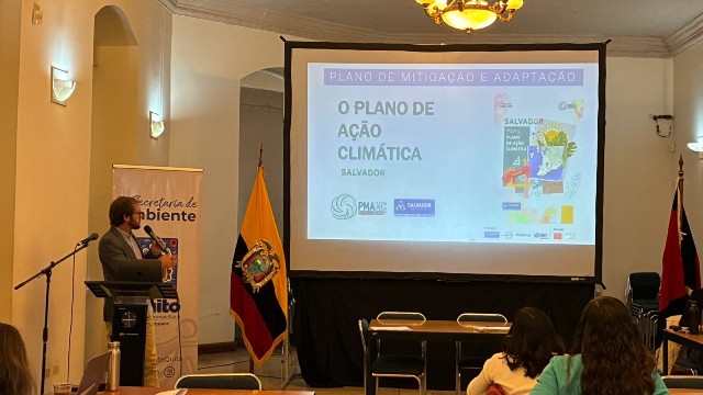 Salvador apresenta modelo inovador de adaptação climática em workshop internacional da C40, em Quito