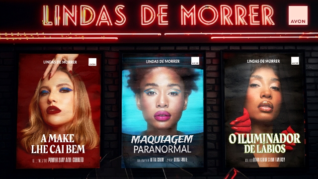 Avon transforma selfies em maquiagens de Halloween e pôsteres de terror no Tik Tok com campanha “Lindas de Morrer”