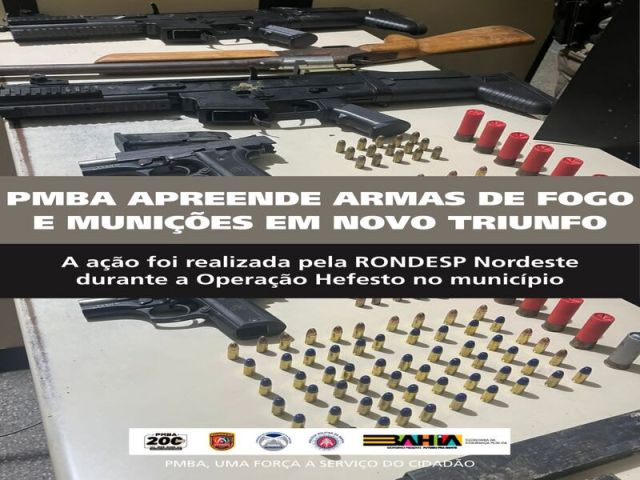 RONDESP PRENDE INDIVÍDUO POR POSSE ILEGAL DE ARMA DE FOGO EM NOVO TRIUNFO