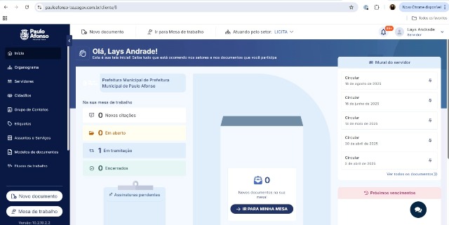 Prefeitura de Paulo Afonso moderniza gestão com a plataforma SOGOV