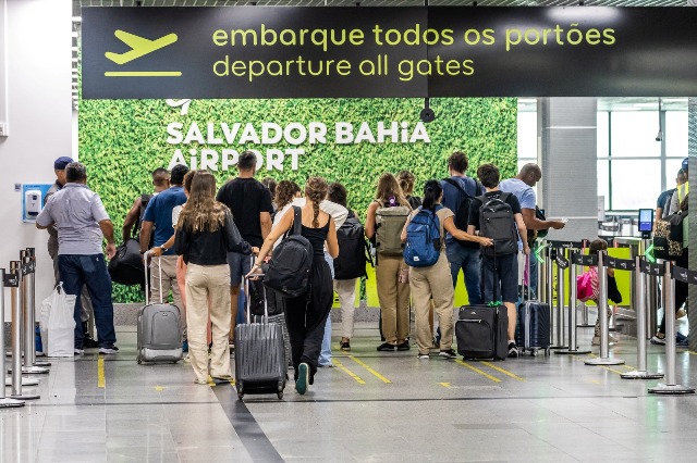 Com alta de 5,6%, Salvador Bahia Airport ultrapassa 2 milhões de passageiros no 3º trimestre