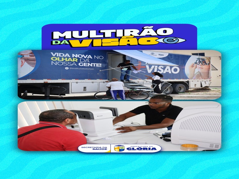Mutirão Oftalmológico amplia acesso à saúde visual em Glória