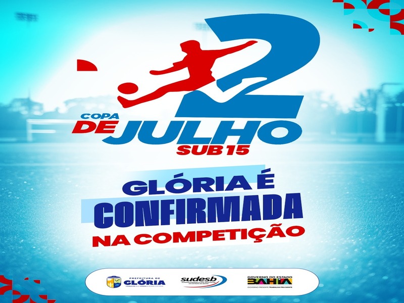 Seleção Sub-15 de Glória participa da Copa 2 de Julho pela terceira vez consecutiva