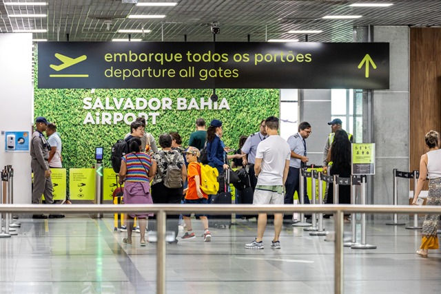 Com alta de 12%, Salvador Bahia Airport chega a quase 2,3 milhões de passageiros no 1º trimestre