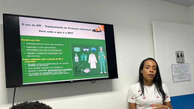 Abril Verde: UPA Valéria reforça importância do uso de EPIs entre profissionais de saúde