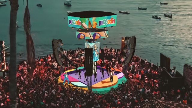 Léo Santana divulga imagem 3D do palco do PaGGodin