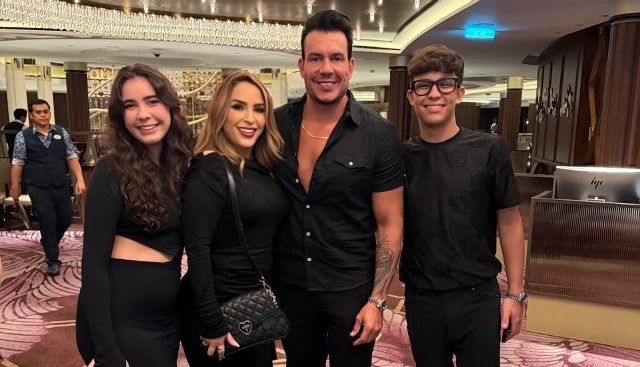 Rubynho curte férias em família e passa por três países
