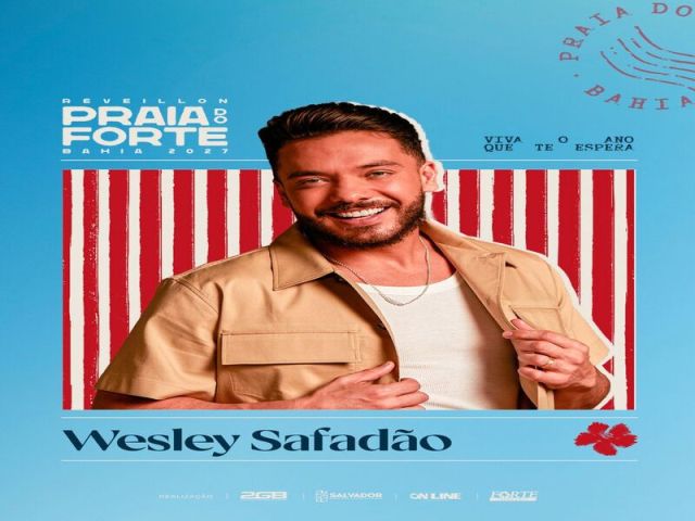 Réveillon Praia do Forte anuncia Wesley Safadão como primeira atração da edição de 2027