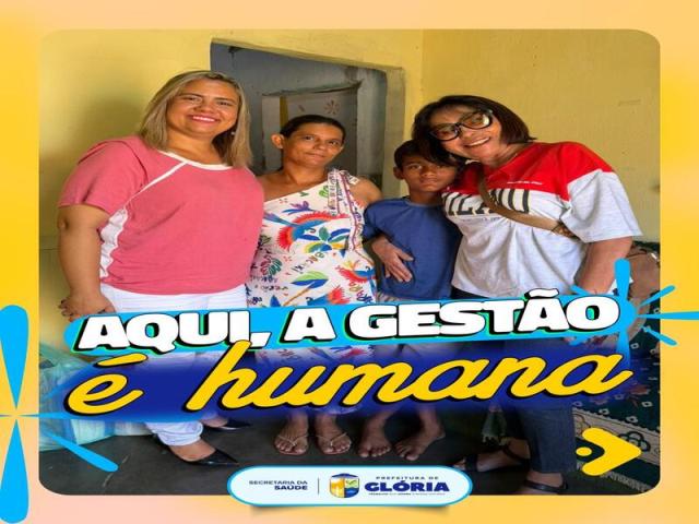A Prefeitura de Glória segue fortalecendo as ações de cuidado e assistência à população