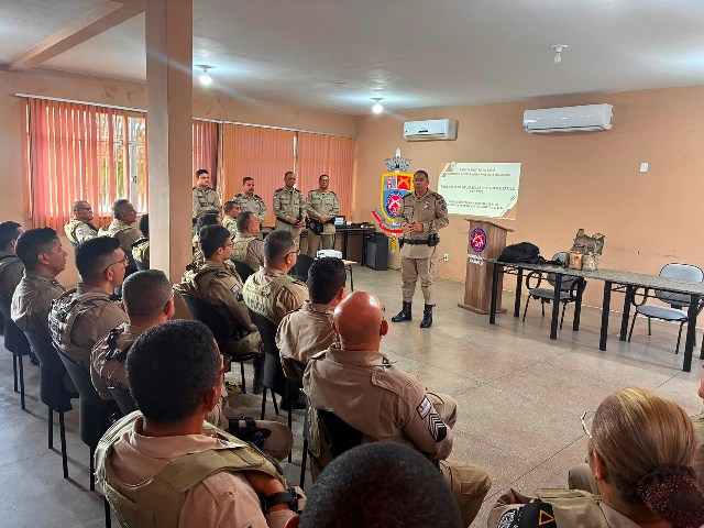 POLÍCIA MILITAR DA BAHIA INICIA CURSO DE ATUALIZAÇÃO TÉCNICA E TÁTICA (PROATT) PARA A TROPA DO 20º BPM EM PAULO AFONSO