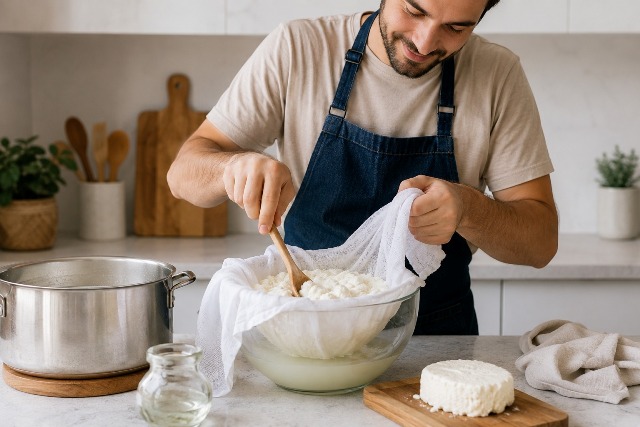 Aprenda receitas caseiras de queijo e iogurte para fazer em casa