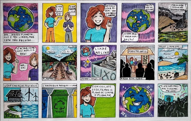 Concurso de quadrinhos da Bracell mobiliza estudantes para refletir sobre mudanças climáticas e preservação ambiental