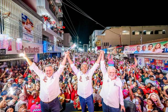 ‘Lula é um dos presidentes mais respeitados do mundo’, diz Jaques Wagner em Santa Maria da Vitória