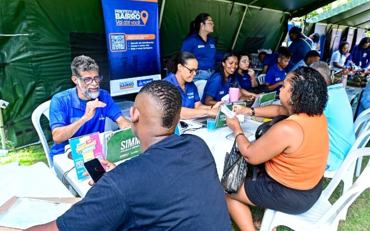 População aproveita ampla oferta de serviços gratuitos no Parque da Cidade na 5ª edição do “Prefeitura-Bairro Vai Até Você”