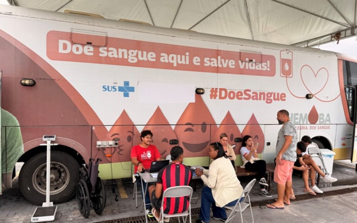 Salvador Norte recebe Hemóvel para campanha de doação de sangue e cadastro de medula óssea ​​