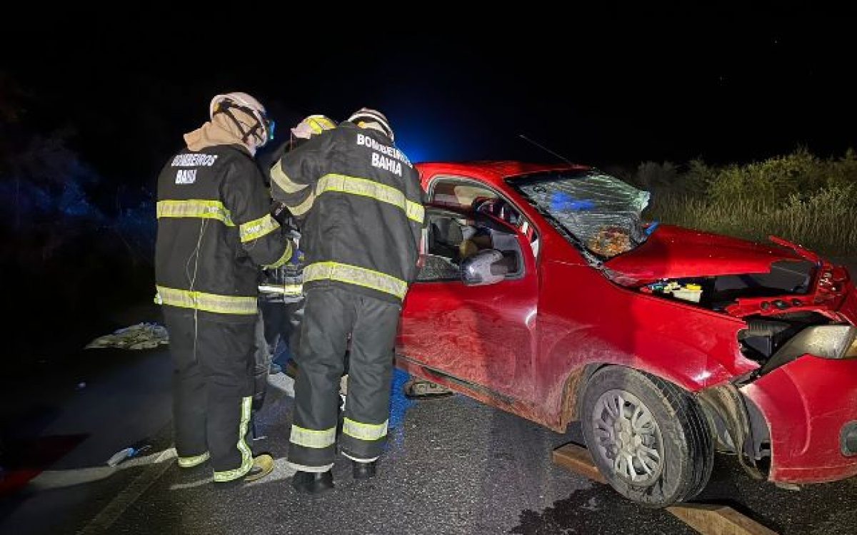 15º BBM atendeu ocorrência de acidente veicular na BR 110