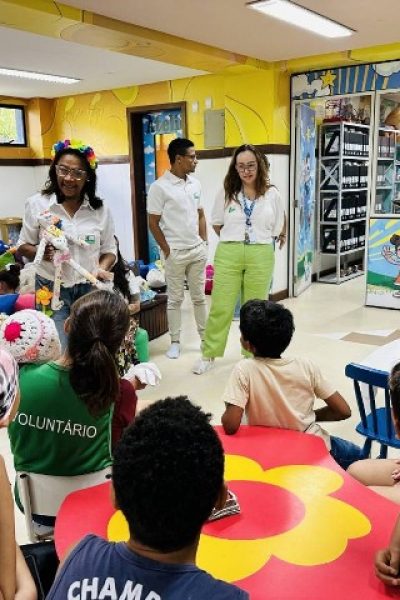 Instituto ACM e Rede Bahia promovem ação social no GACC/BA