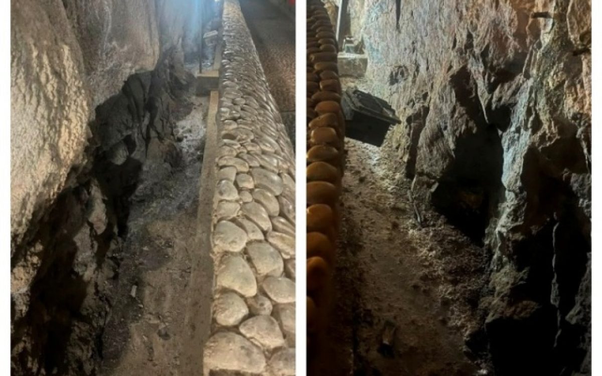 Bombeiros resgata cachorro no túnel da Usina 3, em Paulo Afonso