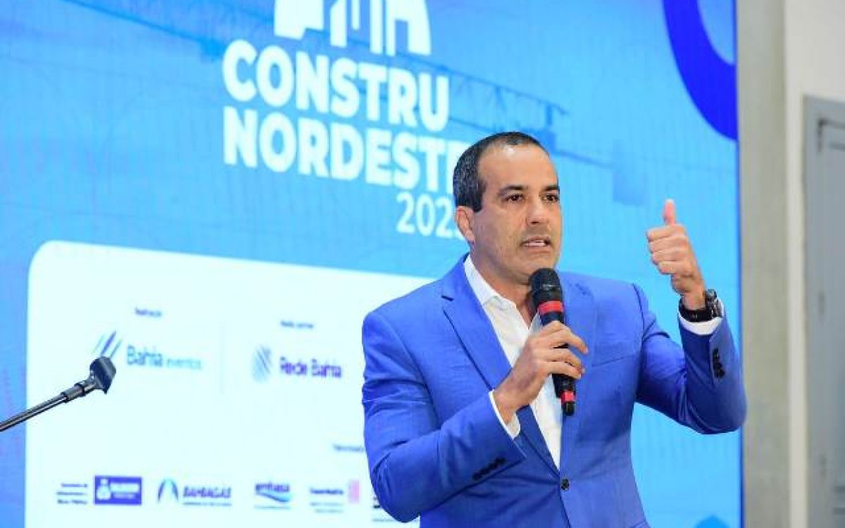 Na abertura da ConstruNordeste, Bruno Reis destaca papel da construção civil na geração de empregos em Salvador