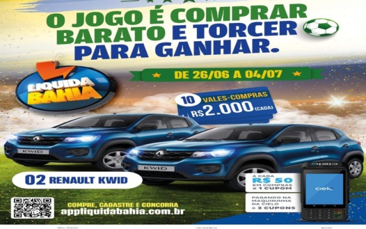 Liquida Bahia tem início logo após o São João, mantendo atrativos como descontos reais e sorteio de prêmios