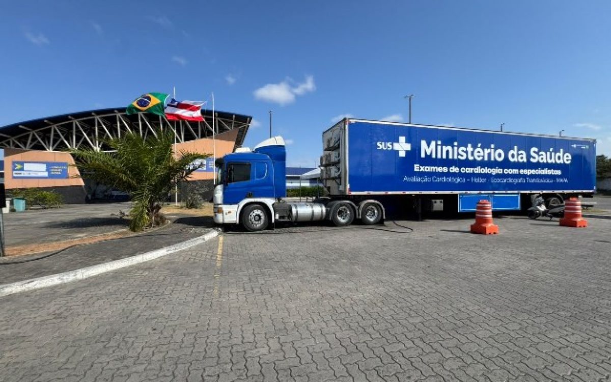 MS e Sesab entregam 14 ambulâncias e iniciam atendimentos da carreta de cardiologia do Agora Tem Especialistas