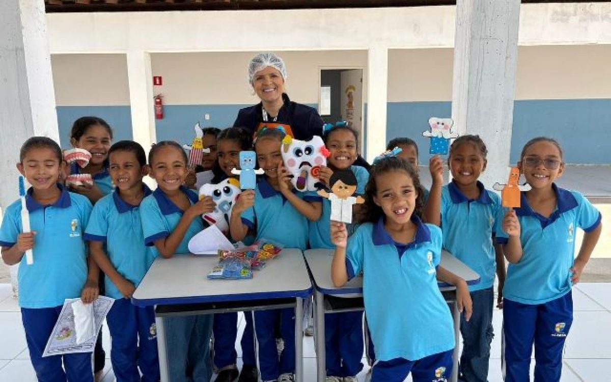 Prefeitura de Glória realiza ações de saúde bucal e vacinação nas escolas municipais