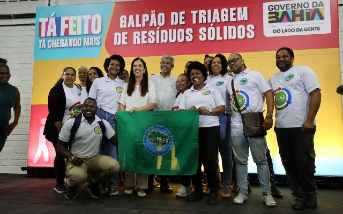 Unidade de triagem para cooperativas de reciclagem amplia inclusão produtiva e fortalece agenda ambiental na Bahia