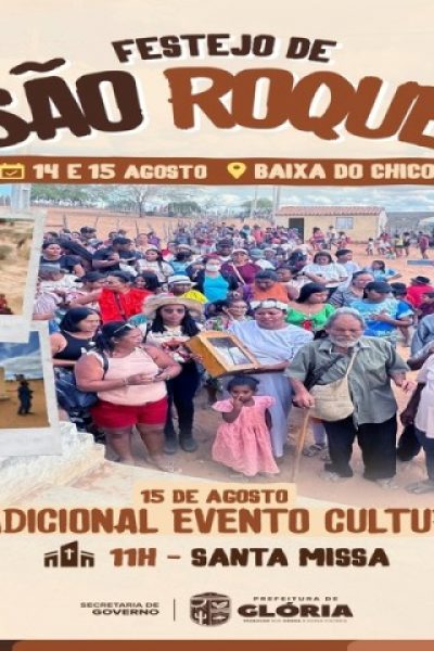 Baixa do Chico celebra o tradicional Festejo de São Roque