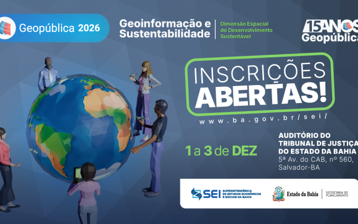 Inscrições abertas para a 15ª edição do Geopública