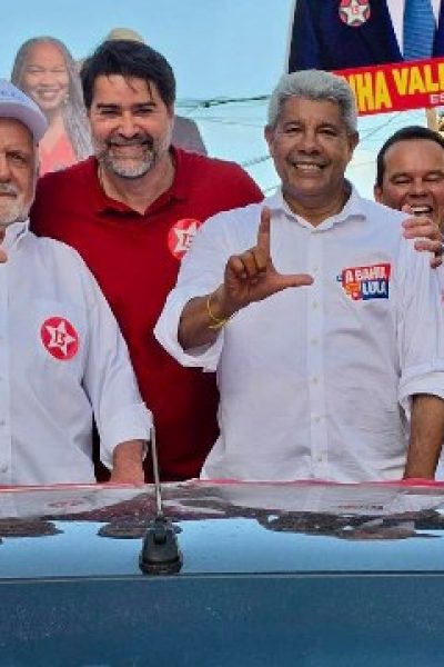 Jerônimo faz caminhada em Salvador e intensifica mobilização por Lula na Bahia