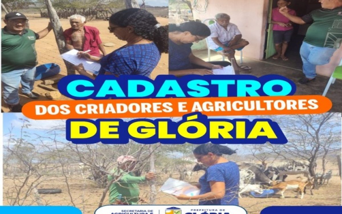 SEAGRI amplia ações de cadastro rural e vistoria das barragens públicas nos povoados de Glória