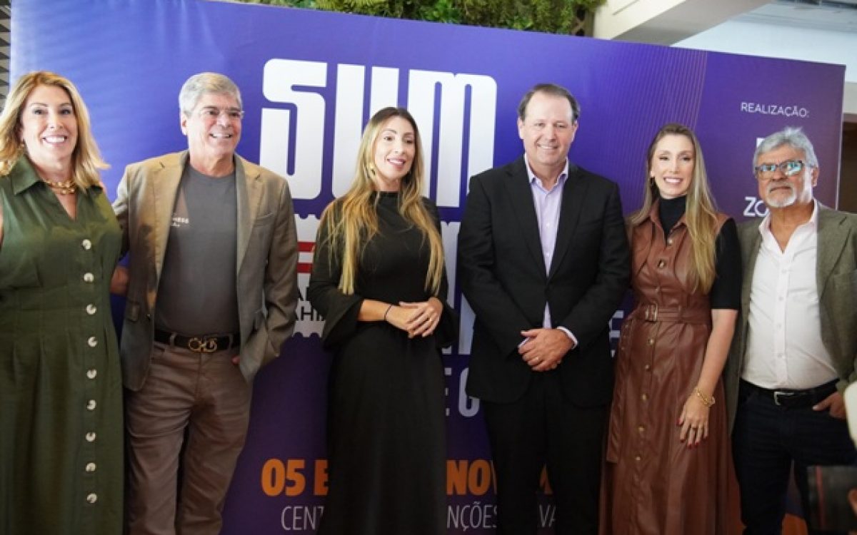 Tuca Zamaroni, Carlos Falcão, Paula Lacorte, Mário Dantas, Fernanda Lacorte e Eduardo Mariano - Crédito: Matheus de Jesus