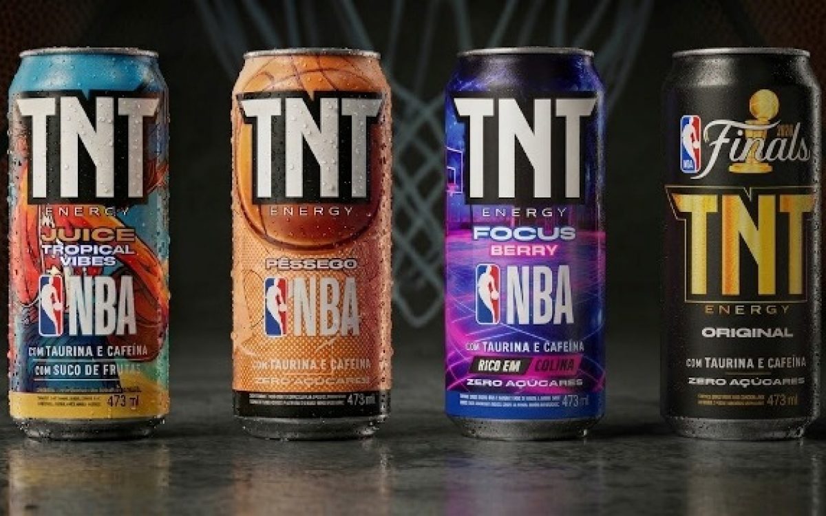 TNT Energy Drink lança três sabores em latas colecionáveis da NBA