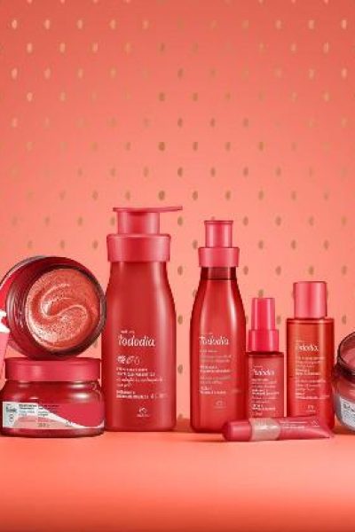 Natura Tododia traz combinação única e irresistível de morango e baunilha dourada em sua nova linha
