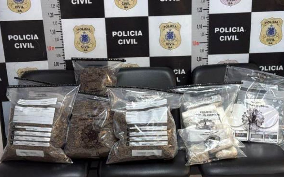 Homem é preso em flagrante com drogas e equipamentos eletrônicos em Feira de Santana