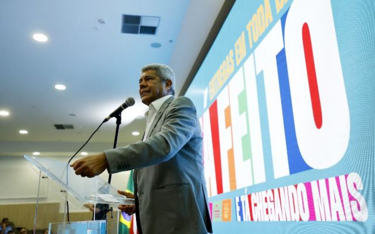 Governo anuncia grande pacote de obras e entregas em áreas estratégicas para toda a Bahia