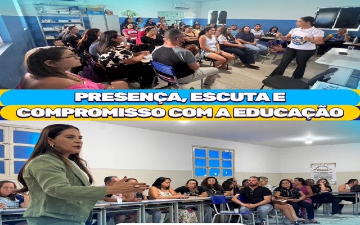 Secretaria de Educação promove visitas às unidades escolares da rede municipal em Glória