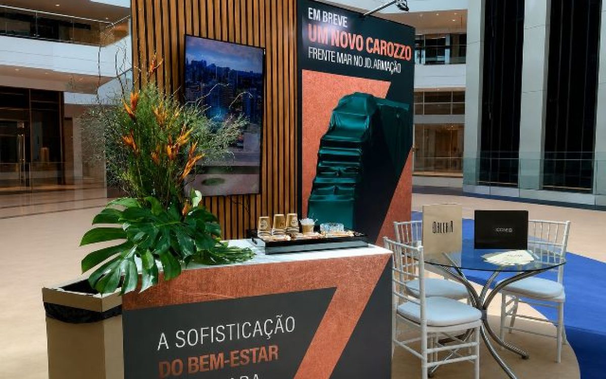 Novo estilo de bem-estar é apresentado pela Carozzo no 17º Salão Imobiliário da Bahia