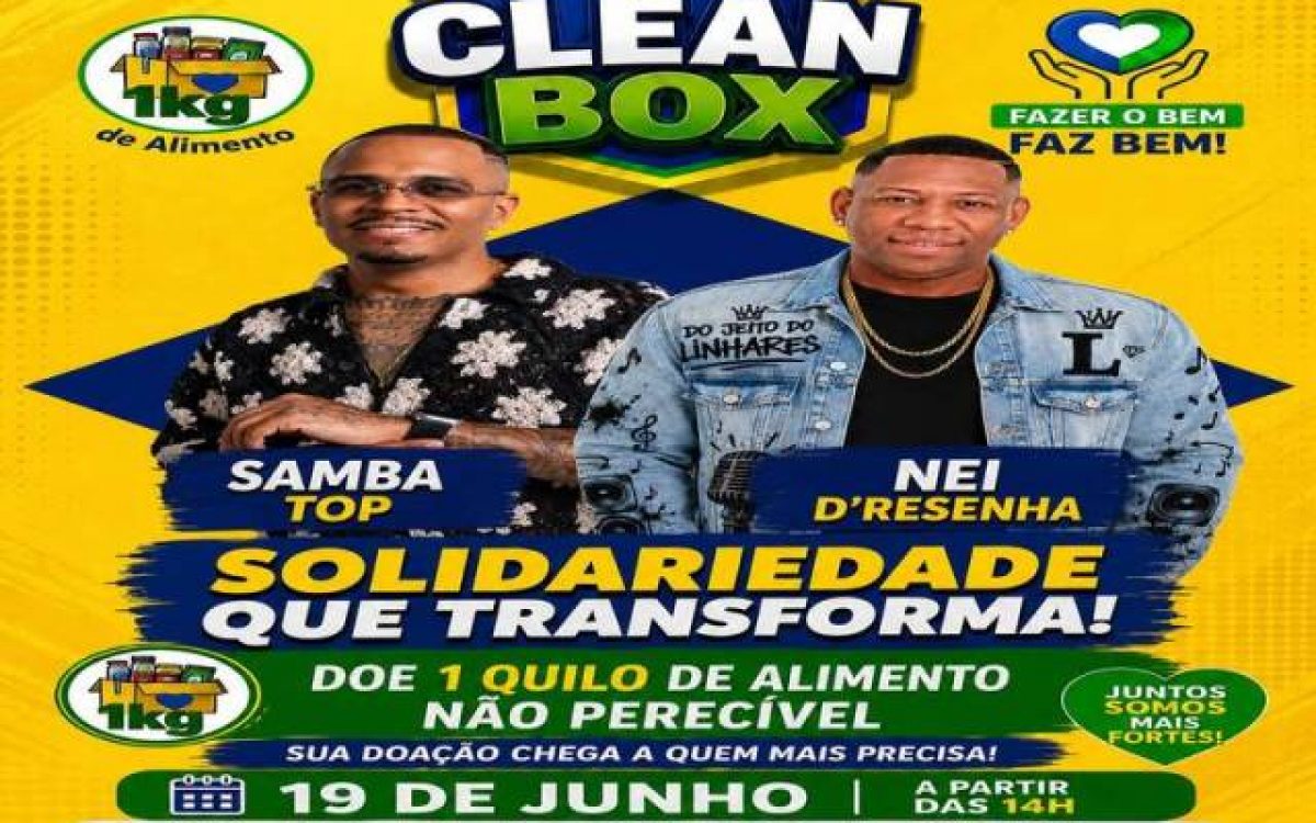 ARENA CLEAN BOX PROMOVE EVENTO SOLIDÁRIO COM MÚSICA E AÇÃO SOCIAL EM SALVADOR