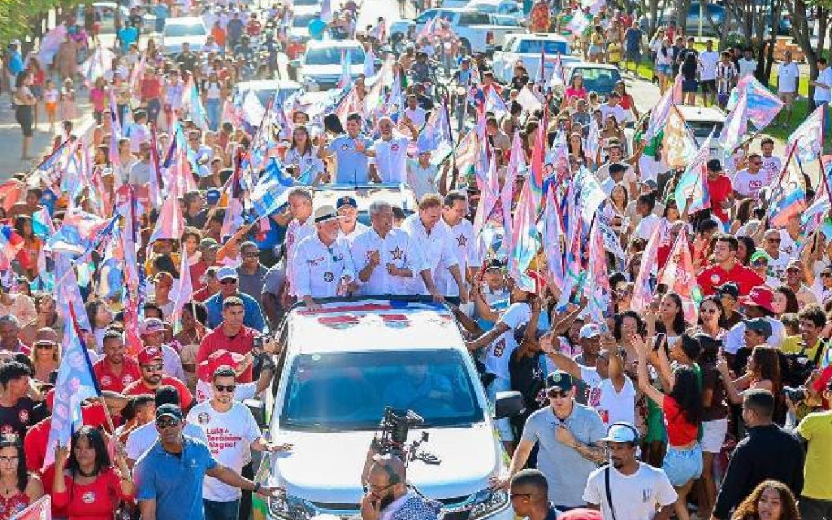 Carreata lotada mostra força do Time de Lula em Iaçu