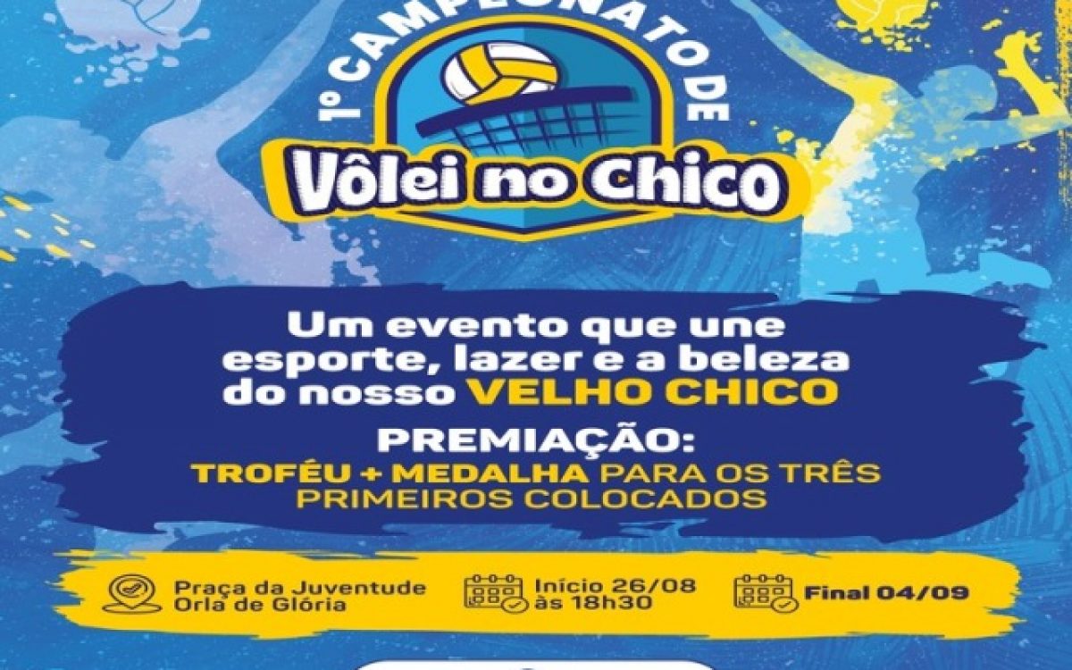 Glória promove a 1ª edição do Campeonato de Vôlei de Areia – Vôlei no Chico