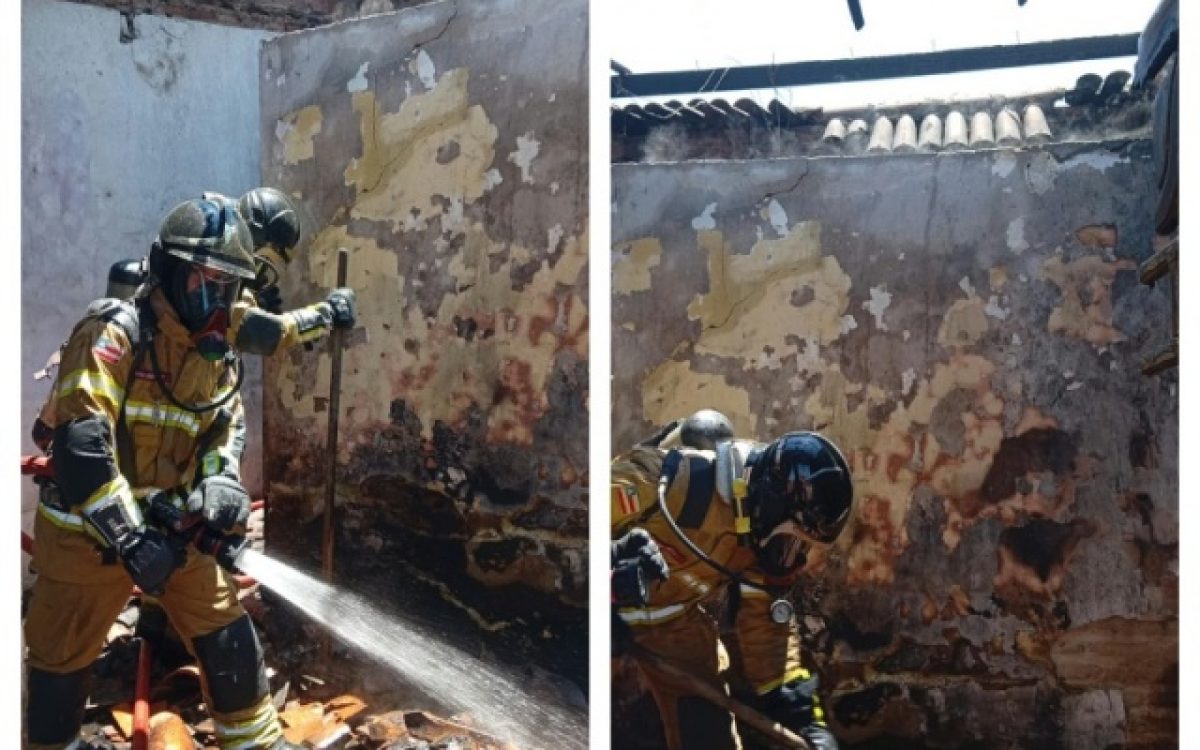 15º BBM atua no combate a incêndio residencial em Paulo Afonso