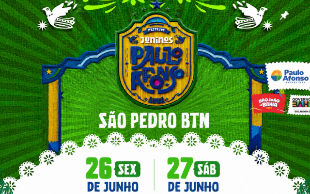 São Pedro do BTN 2026 promete dois dias de muita música e tradição em Paulo Afonso