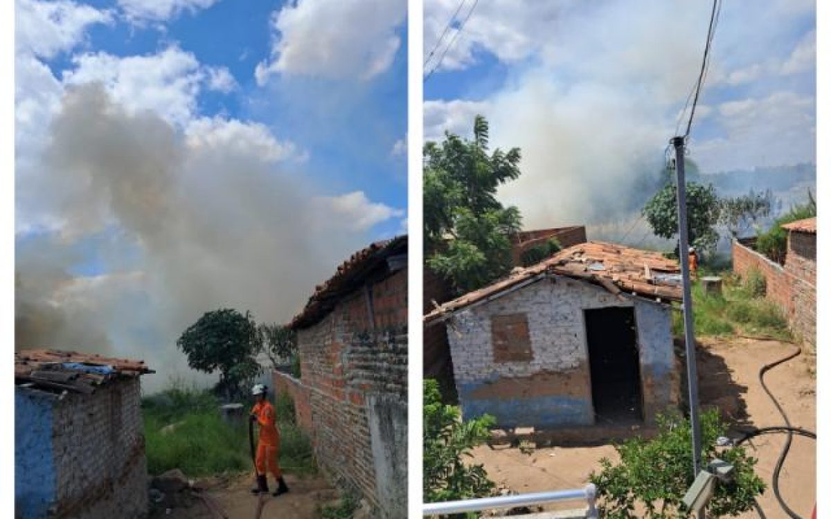 15º BBM atende ocorrência de incêndio em vegetação no BTN II, em Paulo Afonso