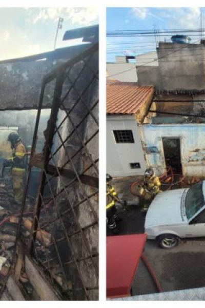 15º BBM atende ocorrência de incêndio em residência abandonada no centro de Paulo Afonso