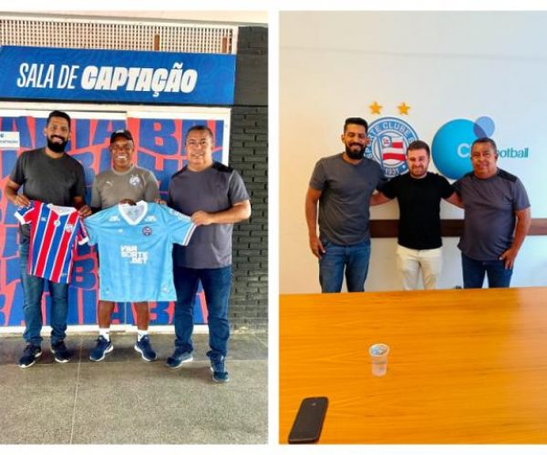 Coordenador de Esportes de Glória realiza visita técnica ao Esporte Clube Bahia e discute criação do Centro de Captação do Sertão